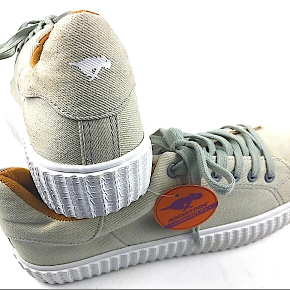 Rocket Dog Womens Size 11 Khaki Canvas Low Top Sneakers